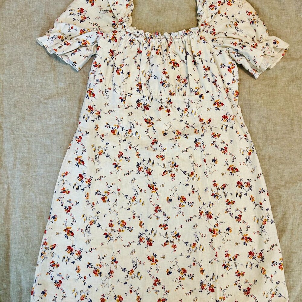 NWOT Reformation Robles Mini Dress in Gabrielle - Size 6 - Picture 4 of 5